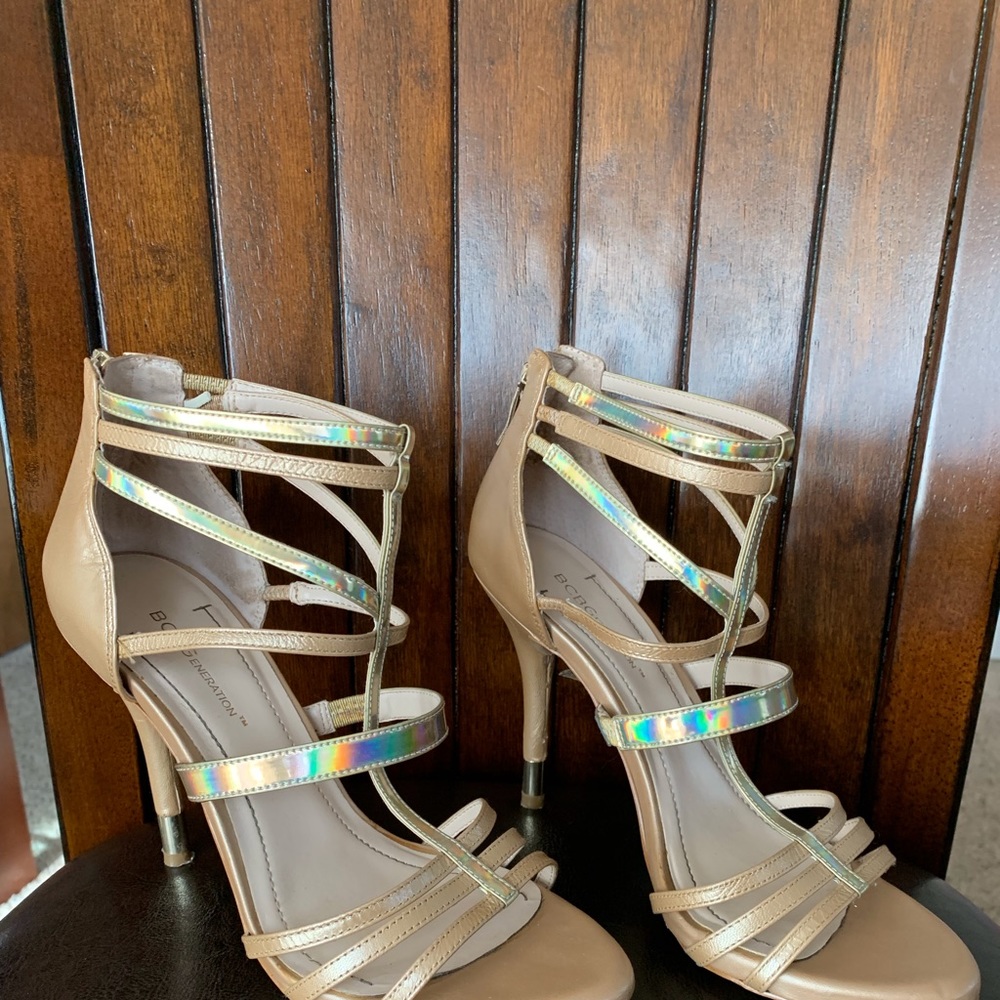 Women’s BCBG heels with ankle straps